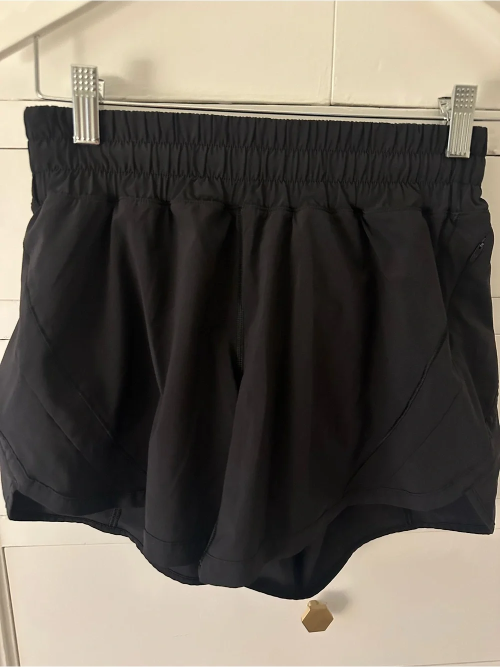 lululemon athletica Black Athletic Running Shorts